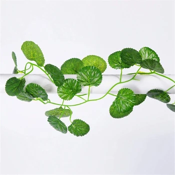 12 Kos Umetne Ivy Listov Garland Ponaredek Rastlin Ivy Trte Visi za svate Vrt Dekoracijo Sten Begonia Listi