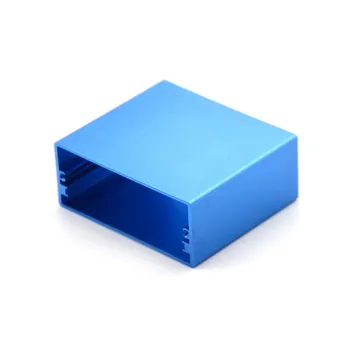 1PC Elektronski Projekta Ohišje Ohišje Modre barve Aluminija PCB Instrumenti Debelo Polje 50*58*24 MM
