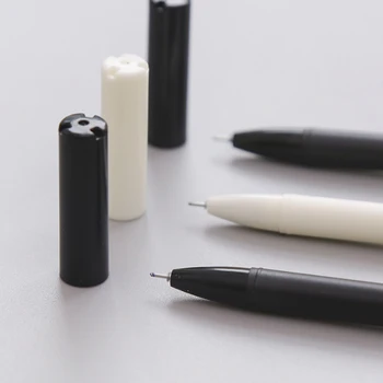 2 kos/veliko Ustvarjalnih nevtralno pero črni 0,5 mm gel peresa Kawaii pisalne peresa študentov pisarni šole, pisanje pero Študent darilo