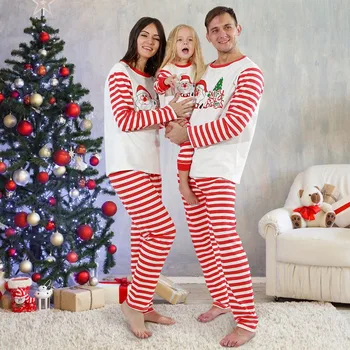 2020 Družino Božični Pižamo Nastavite Družino Ujemanje Oblačila Božič Družinski Videz Oblačila za Odrasle Otroci Pižame nastavite santa claus Sleepwear