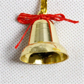 2020 Navidad9Pcs/set Božič Zlati Plastične Okrasne Vzmetenje Zvonovi Božič Obrti Jingle Bells Festival Domov Dekoracijo
