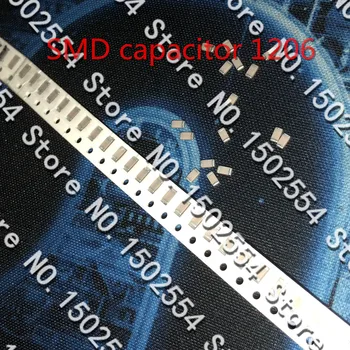 20PCS/VELIKO SMD keramični kondenzator 1206 394K 100V 390NF 0.39 UF X7R 10% keramični kondenzator