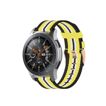 22 mm Univerzalni Najlon Denim Watch Band Zapestje Traku za Samsung galaxy watch 46MM R800/ Za Huawei Watch GT /GT 2 Za Amazfit 3