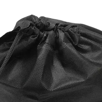 2pcs Black-Non-woven Čevlji Vrvico za zavezovanje Vreče Torbica za Prenosni Zunanji Potovanje Čevlji Obleke Vrečko za Shranjevanje Organizator 40x30cm