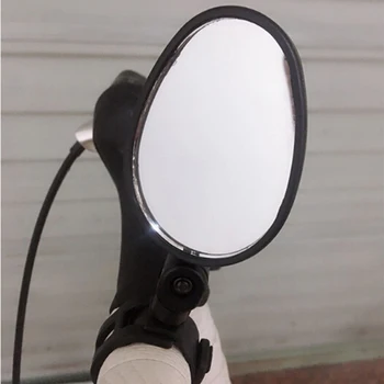 2Pcs Izposoja Rearview Krmilo Ogledala Kolesarski Pogled od Zadaj MTB Kolo Silikonski Ročaj Rearview Mirror
