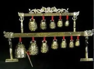 38*23 cm Višina stare handwork Medenina zvonovi Kitajskim Tibetu zmaj glockenspiel baker obrti, orodja poročni Dekoracijo, Medenina