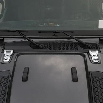 4PCS Avto Chrome ABS Motor Nape Tečaj Zajema Trim za Jeep Wrangler JL 2018-2020