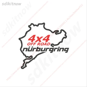 4x4 offroad Nurburgring Nalepke, Šport, Dirke, Windows Nalepke Avto Styling Za Jeep Patriot Svobode Wrangler Cherok Land Rover