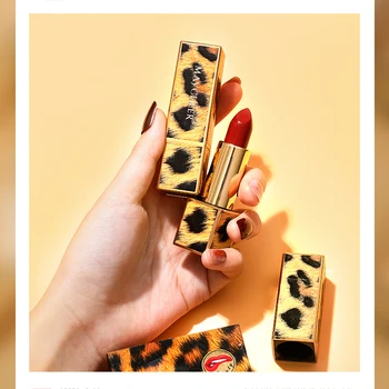 7 Barve Šminke Nepremočljiva Vlažilne Ustnice Ličila Maquiagem Mat Žamet Šminka Leopard Kvadratnih Cevi