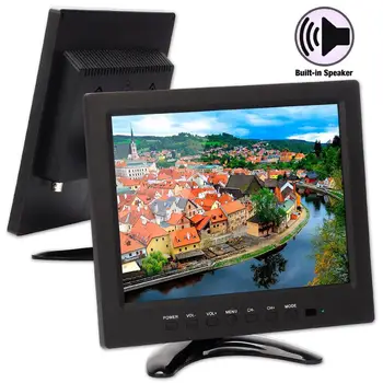 9.7 palčni 4:3 HD TFT Barvni LCD zaslon CCTV Nadzor Avto Monitor w/ BNC VGA AV vhod 1024 x 768 Ločljivost, HDMI je združljiv