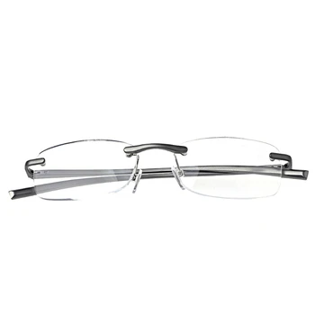 Aluminij Metal Rimless Obravnavi Očala Presbyopic Eyeglass Smolo Leče +1.0~+3.5