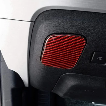 Avto Ogljikovih Vlaken Glavni voznikov Sedež Škatla za Shranjevanje Dekoracijo Nalepke Avto Notranje Nalepke za Ford Mustang-2019