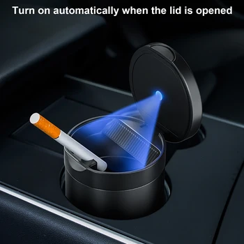 Avto Prenosni Pepelnik Inovativnih Kajenje Nastavite Brezdimni Pepelnik Cigaret Imetnik Anti-slip Za Družino Auto Notranja Oprema Ne
