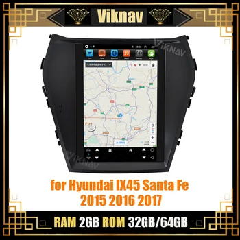 Avto radio, video predvajalnik za Hyundai IX45 Santa Fe 2016 2017 auto GPS navigator multimedijski predvajalnik sistema android radio navi