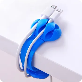 Barvita Navijalec Kabel USB Organizator Doma Skladiščenje Imetnik materiala za Slušalke Podatkovnih linij Slušalke Žice Zaviti Kabel Priključite #009