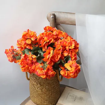 Begonia Umetno Cvetje Krpo Simulacije Cvetje, Žive Doma Dekoracijo Šopke
