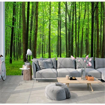 Beibehang Ozadje zidana po meri, dnevne sobe, spalnice, moderno sveže lep gozd gozd krajine zidana TV ozadju