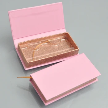 Debelo false po meri logo trepalnic embalaža polje trepalnico škatle paket umetno cils 3D mink trepalnice trakovi, magnetni primeru večino prodajalcev