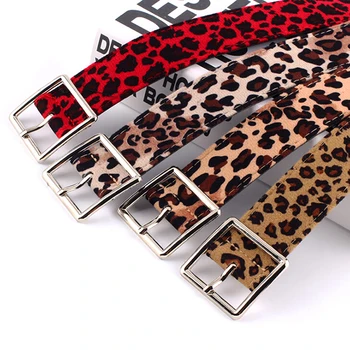 Dekleta Nastavljiv Dekoracijo Pas Modna Ženska, Dama Leopard Tiskanja Obleko Trak Pasu Pasovi Ženski Modni Dodatki