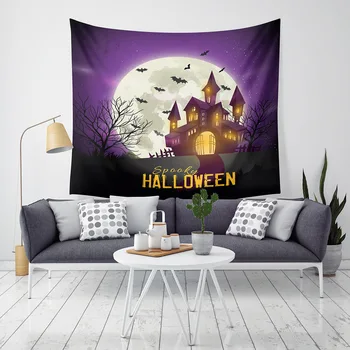 EBay/Vroče Prodaja Kreativne Risanka Halloween Tapiserija/Visi Odlikovanje/Plaža Brisačo