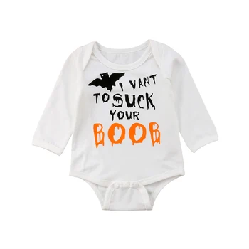 Emmababy Halloween Novorojenega Dojenčka Baby Girl Boy Romper Jumpsuit Obleke Obleke