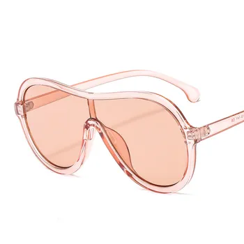 Enega kosa sončna Očala za Moške in Ženske Letnik Candy Barve modni brvi Vse-tekmo Modni Dekorativni Zaviti sončna Očala