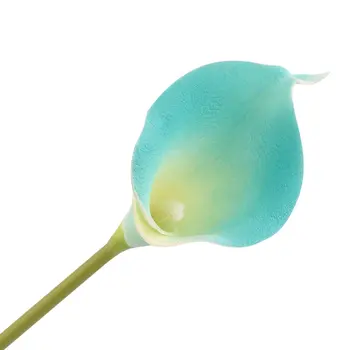 Jeseni 5 Barv PU usnja & Plastičnih Umetno Cvetje Calla Lily Simulacije Cvet svate, Dekoracijo Doma DIY