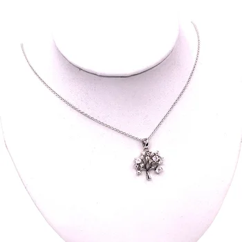 Kubičnih cirkonij ogrlica nakit modni božično drevo obesek nakit bijouteria bijoux bijouteri