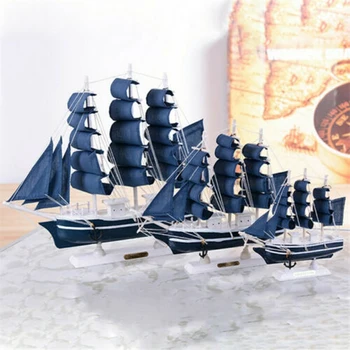 Mornar Mini Lesene Pirat Jadranje Kapitan Ladje Model Morskih Dekoracija Dodatna Oprema Sodobne Umetnosti Office Home Decor Spominkov