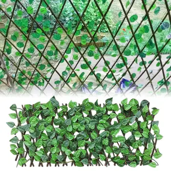 Naraščajoča Trellis Ograjo Zložljive Ograje Umetno Vrtna Rastlina Ograje UV, Zaščiteni Zasebnost Zaslon Za Vrtno Ograjo Dvorišču