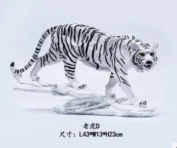 Nebesno tiger obrti za bogastvo urad namizno dekoracijo doma odpiranje daril Kiparstvo Srečen Živali Kip umetnostne Obrti, domači dec
