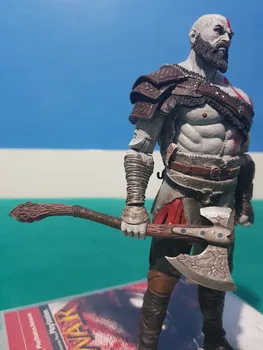 NECA Orignal Bog Vojne 4 Kratos PVC Dejanje Slika Zbirateljske Model Igrače trgovina na Drobno Polje