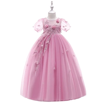 Nove Elegantne Formalnih Obleke Za 120-170 cm Dekleta Klavir Princesa Obleke, Poročni Cvet Dekleta Obleko za Rojstni dan Darila Crianca Vestidos