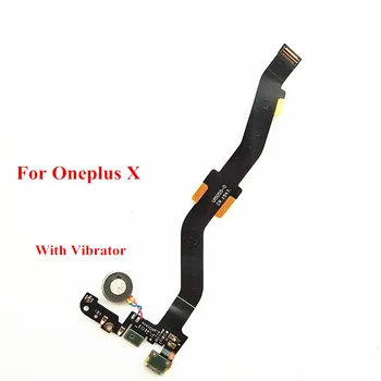 Polnilnik USB Polnjenje Vrata Dock Priključek Flex Kabel z Vibrator za Oneplus X