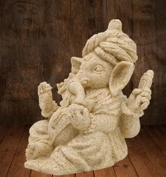 PYK življenje Bude, Kip, Peščenjak Ganesha Kipi, ki jih Ročno. Ganesh Idol za Avto,Hindujski Kipi,Ganesha Idol,Budda Kipi za