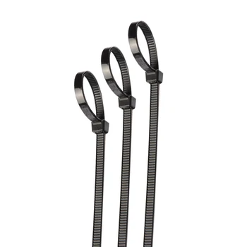 Samozapiralni plastičnih najlon kravato 100 KOS black 5X300cable kravato, pritrdilni ring3X200 kabel kravato zip obloge najlon trak kravato kabel
