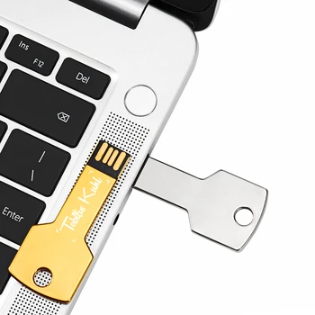 SHANDIAN Metalen Mini USB Flash Disk 128 GB 32GB 64GB pendrive Cle USB Flash Stick Pen Drive 4gb16gb 32gb 64gb 128gb USB ključ
