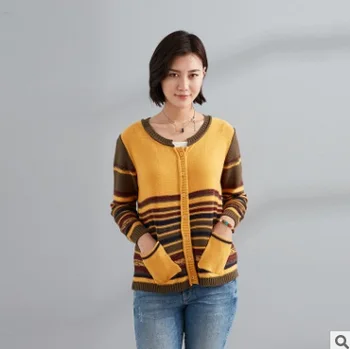 Spomladi leta 2018 nove izdelke, high-end design original svoboden big metrov žensk puloverji