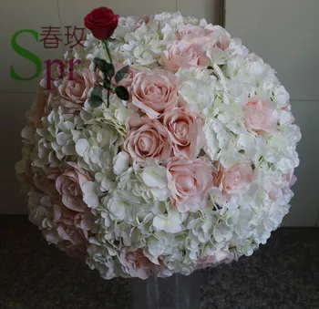 SPR brezplačna dostava za novih 50 cm dia. poroka umetne rože poroka tabela cvet žogo centerpiece dekorativni fazi arch cvetlični