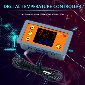 Temperaturni Regulator W3231 Digitalni LED kontrolna NTC Senzor z Ogrevanje, Hlajenje, za Gospodinjstvo, Skrb Zraka Pribor