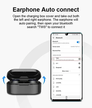 TWS Brezžična tehnologija Bluetooth V5.0 Slušalke 5D Binaural Prenosni Stereo Slušalke Čepkov ANR Aktivno Zmanjševanje Hrupa Slušalke z Mikrofonom