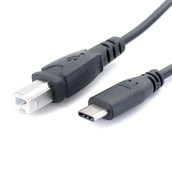 USB-C Tip-c Moški na USB B Tip Moški Podatkovni Kabel Kabel 1m za Mobilni Telefon&Tiskalnik in Elektronske orgle na Debelo