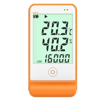 USB SSP-6 Temperaturo in Vlažnost, Zapisovalnik Podatkov Visoko Natančnost Sonda Smart Zvok in Svetloba Alarm LCD-Zaslon Diktafon za Drugsto