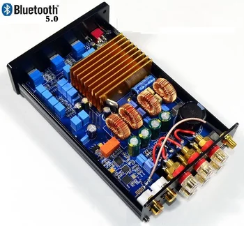 Velikost:180*100*43mm TAS5613 2.1-kanalni DAC dekodiranje Bluetooth 4.2 5.0 Razred D digitalnega ojačevalnika moči 150W+75-vatne žarnice*2