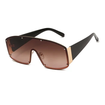 Visoka Kakovost Prevelik Steampunk sončna Očala Gradient Objektiv oculos de sol Velik Kvadrat Očala sončna Očala Ženske 2020 Odtenki UV400