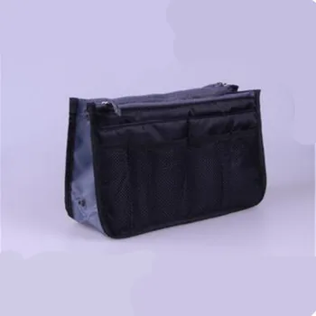 Vroče prodajo potovalne prtljage zložljive vrečke poliester organizator vrečko za shranjevanje, kot je razvidno tv izdelke za kozmetične ličila vrečke na potovanje usi