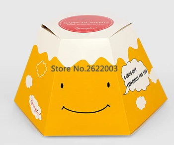 Vulkanski cake box kruh/sladkarije/snack embalaža Škatle za darilo polje ,100piece\veliko .DHL Brezplačna dostava