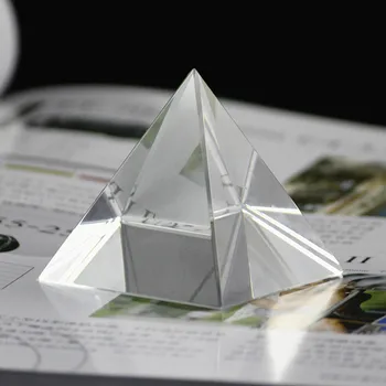 XINTOU Kristalno Egipt Piramida, Model Plovila obtežilnik za papir Starinsko Fengshui Stekla egiptovske piramide figur miniaturni okraski