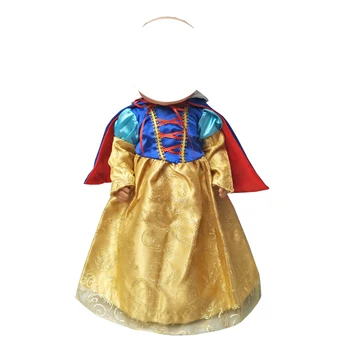 Za 43 cm lutka sneguljčica princesa obleko + plašč za 18 inch dekleta lutka kakovosti sneg bela princesa obleko