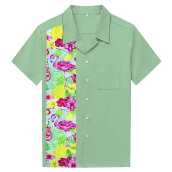 Človek Majica Poletja 2018 Živali Tiskanja Šivanje Aloha Majica XL Velik Plus Velikost Masculina Camisas Za Rock Stranka Hitro Brezplačna Dostava